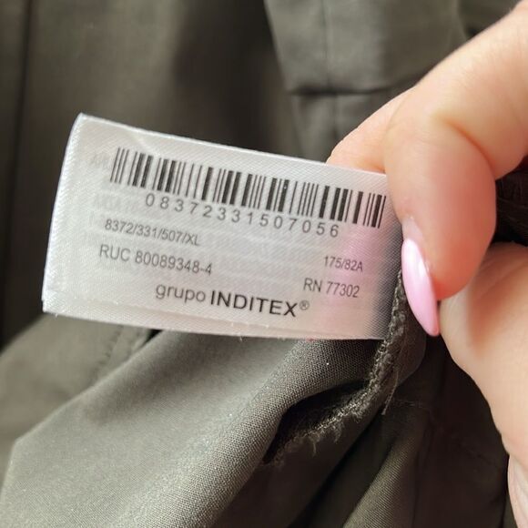 Zara high rise cuffed trousers khaki - Picture 11 of 13